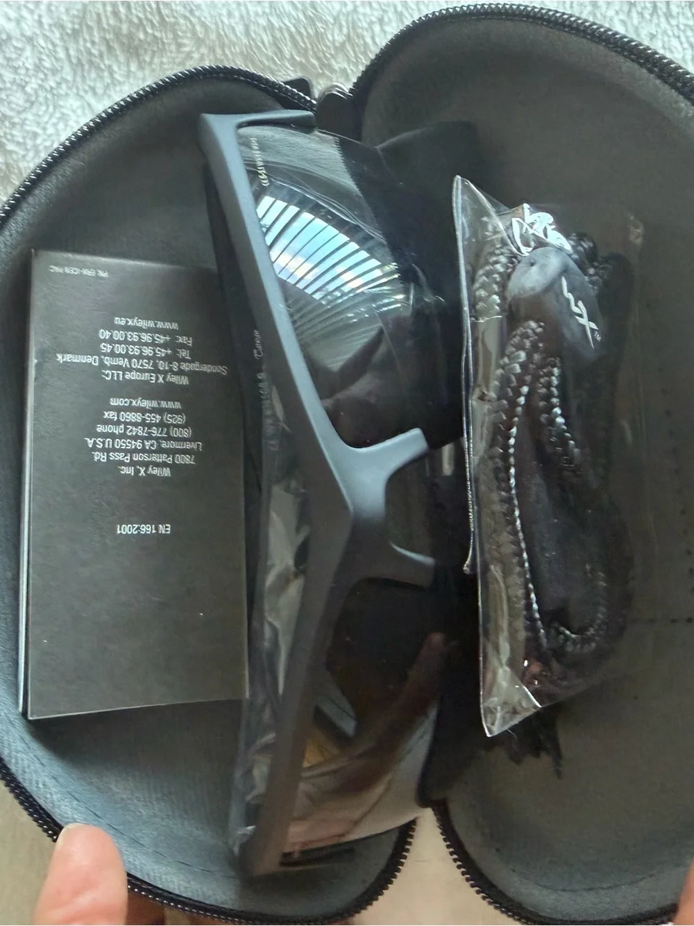 Canon Black Shield Sunglasses with Dark Smoke Lenses